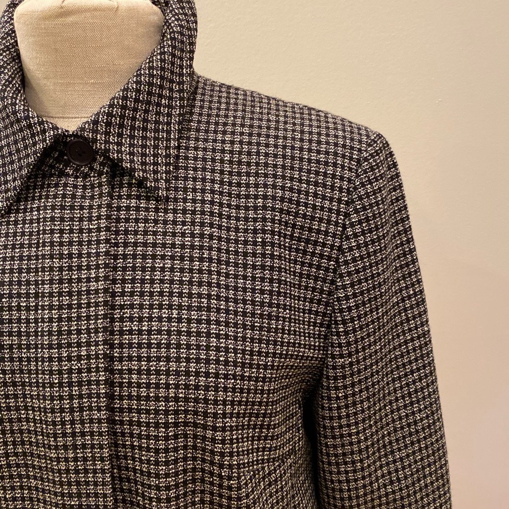 Pendleton Womens Black/White Small Check Blazer W… - image 6